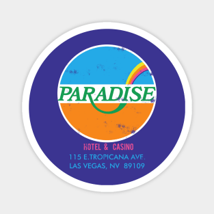 Retro Vintage Paradise Casino and Hotel Las Vegas Magnet